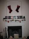 Stockings over the fireplace